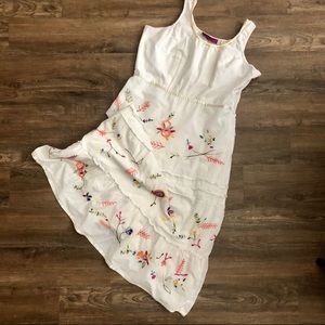 Vintage Boho Embroidered Dress (Free People Vibe)